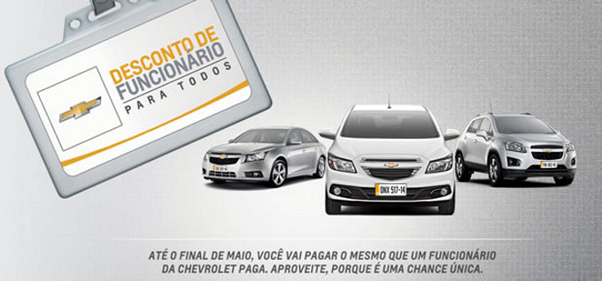 Chevrolet-desconto-de-funcionario-Brasil-Onix-Cruze
