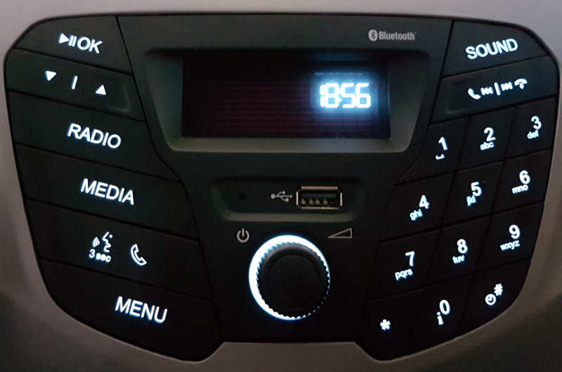 Sistema de som Sync 3 do Ford Ka SE 2018 1.5