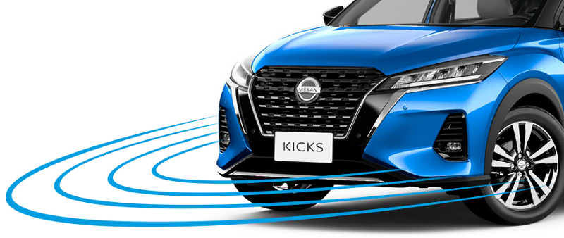 Sensor de estacionamento dianteiro do Nissan Kicks, vendido como acessório 