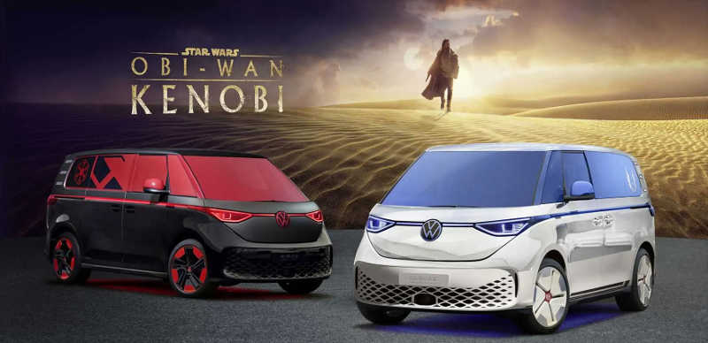 Obi-Wan Kenobi e o novo Volkswagen ID Buzz