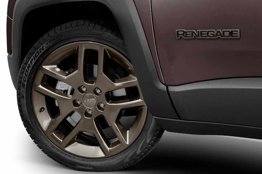 Foto do Jeep Renegade Limited com rodas de 19 polegadas