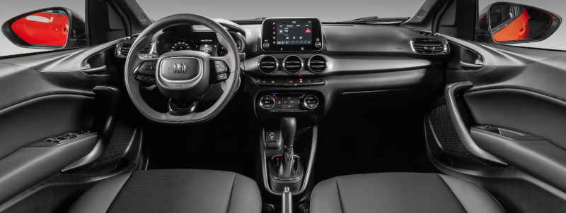 Foto do painel do Fiat Argo Trekking CVT 2026