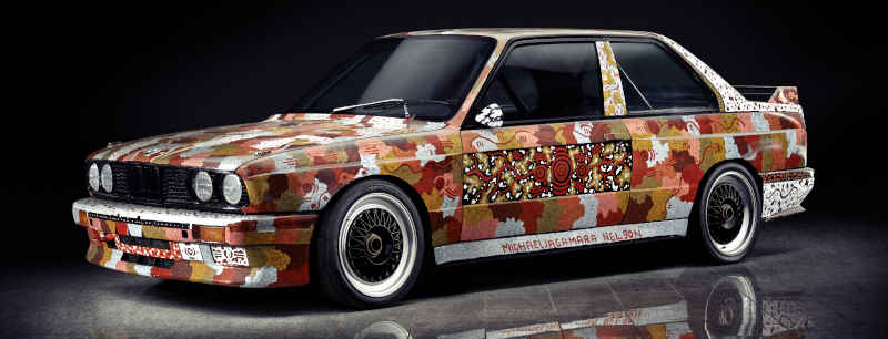 Enes Kucevic/BMW/Divulgação Foto da arte de Michael Jagamara Nelson feita no BMW