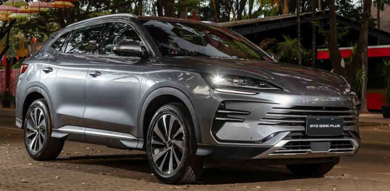 BYD/Divulgação Foto da dianteira do BYD Song Plus 2026