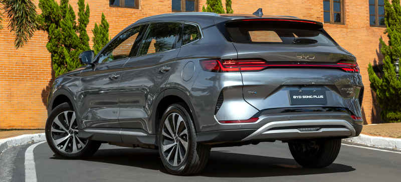 BYD/Divulgação Foto da traseira do BYD Song Plus 2026