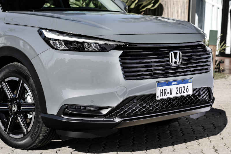 Honda/Divulgação Foto da nova dianteira do HR-V EXL 2026