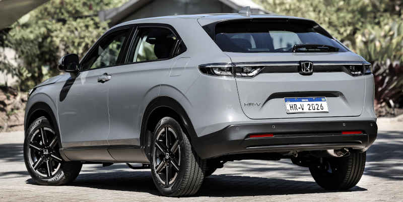 Honda/Divulgação Foto da traseira do Honda HR-V EXL 2026