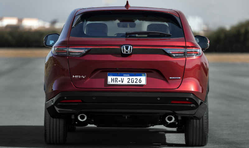 Honda/Divulgação Foto da traseira do Honda HR-V Touring 2026