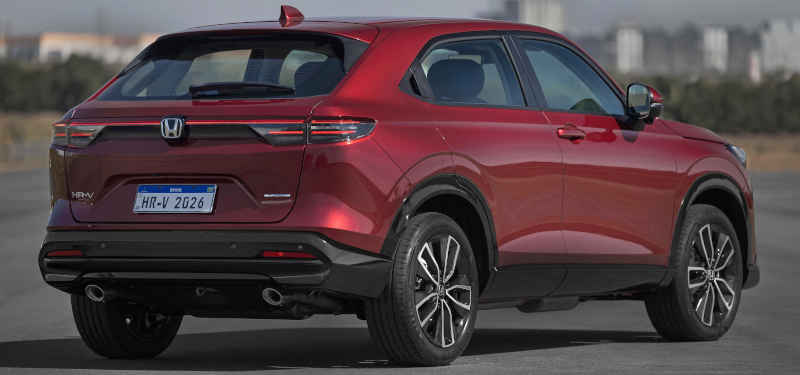Honda/Divulgação Foto da Honda HR-V Touring 2026 turbo