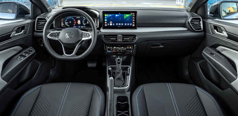 Volkswagen/Divulgação Foto do painel do Volkswagen Tera High