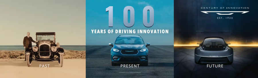 Chrysler/Divulgação Chrysler 100 years