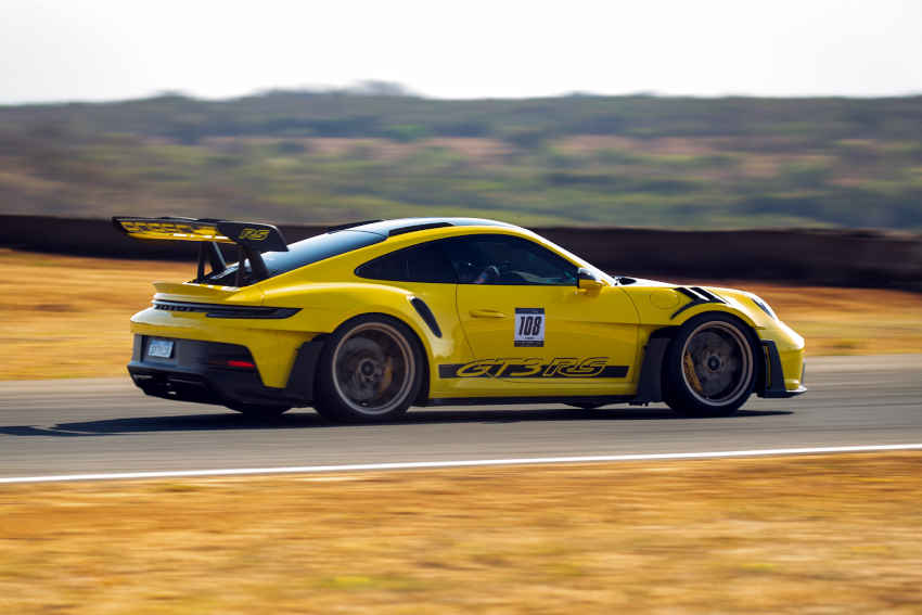 Bamaq/Divulgação Foto do Porsche GT3 RS durante o evento Not So Stock Challenge