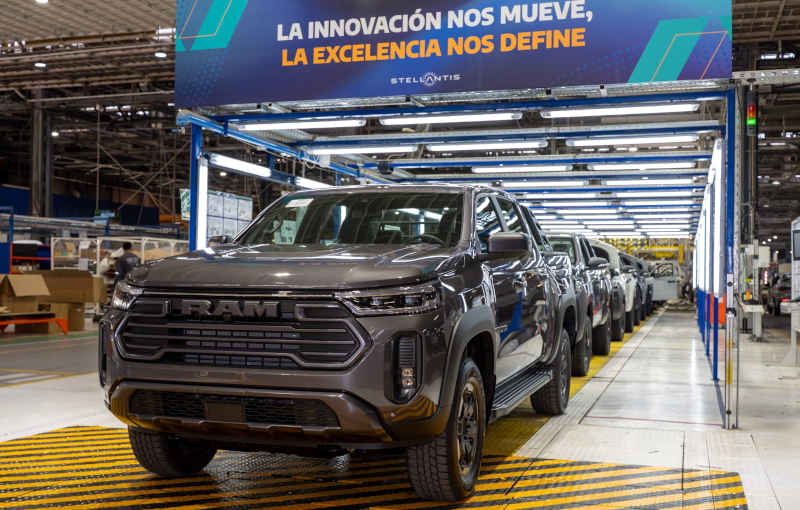 Ram/Divulgação Foto da picape Ram Dakota fabricada em Córdoba, na Argentina