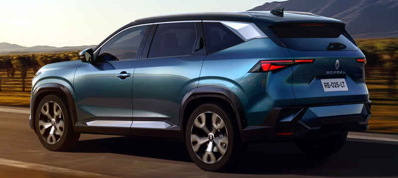 Renault/Divulgação Foto da traseira do Renault Boreal feito no Brasil