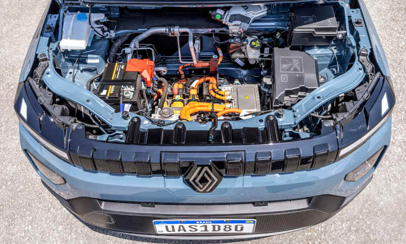 Renault/Divulgação Foto do motor do Renault Kwid E-Tech 2026