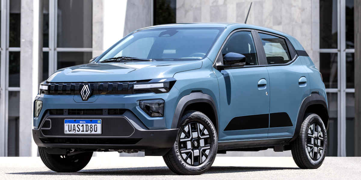 Renault/Divulgação Foto do Renault Kwid E-Tech 2026