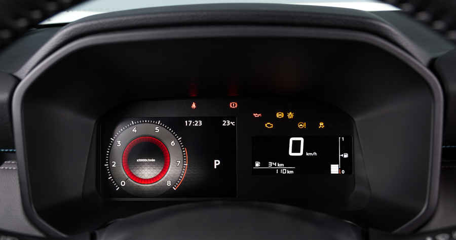 Nissan/Divulgação Foto do quadro de instrumentos do Nissan Kait Exclusive 2026