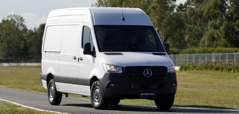 Mercedes-Benz/Divulgação Foto da van Mercedes-Benz Sprinter automática