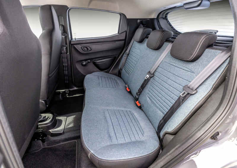 Renault/Divulgação Foto do banco traseiro do Kwid 2027