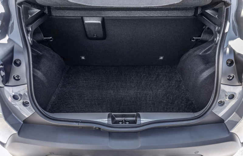 Renault/Divulgação Foto do porta-malas de 290 l do Kwid 2027