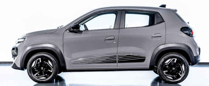 Renault/Divulgação Foto da lateral do Kwid 2027