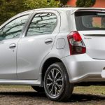 Traseira do Toyota Etios Platinum 2017