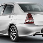 Traseira do Toyota Etios sedã XLS 2019