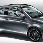 Carregamento de energia do novo Fiat 500e elétrico 2021
