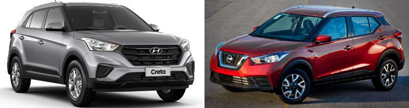 Comparativo: Hyundai Creta Action X Nissan Kicks S