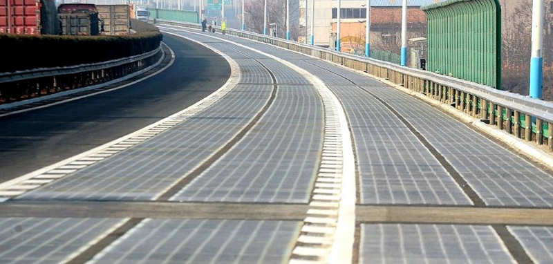 Estrada inteligente em Jinan, na China