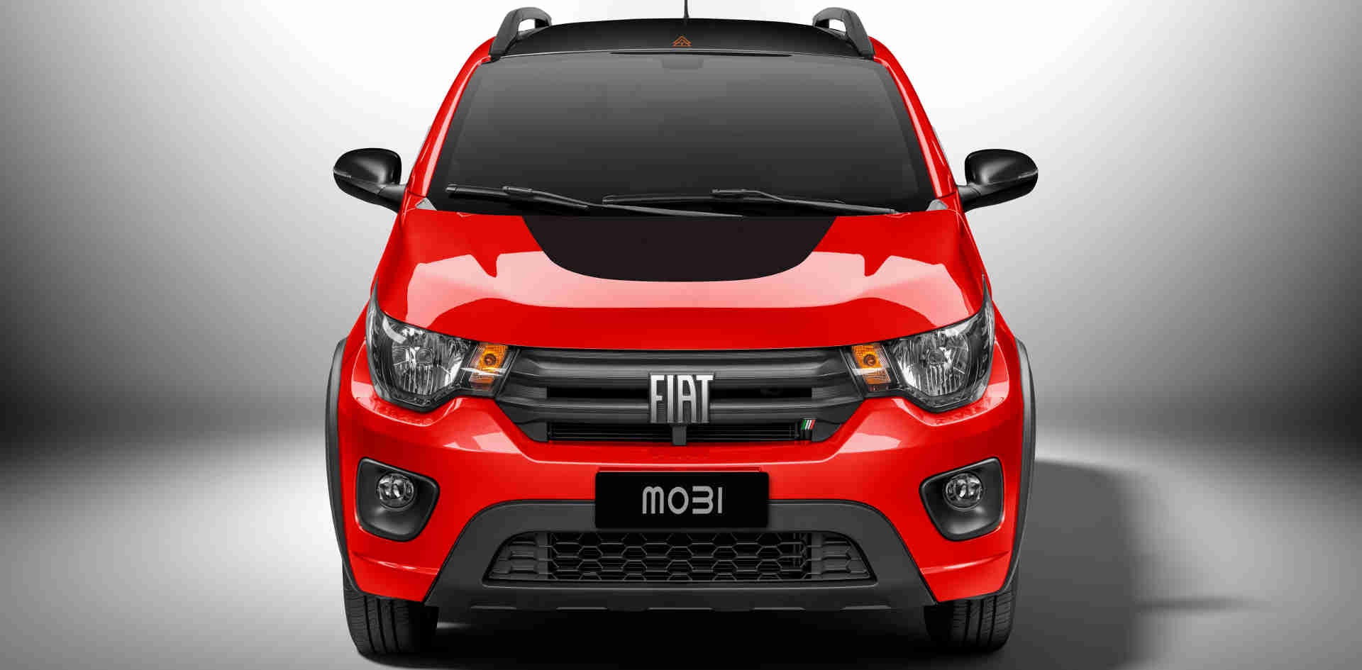 Destaque para a dianteira do Fiat Mobi Trekking 2021