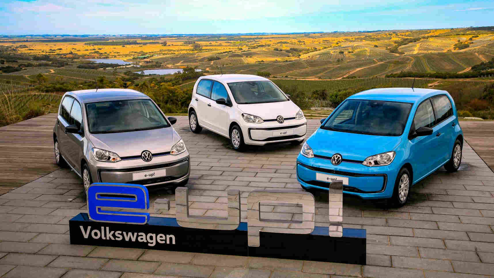 Foto de capa do Volkswagen e-up elétrico