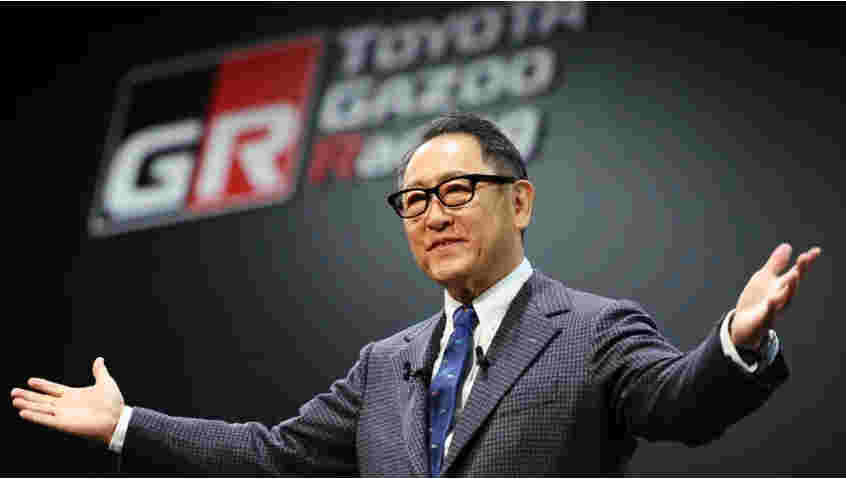 Foto de capa do Akio Toyoda, CEO da Toyota