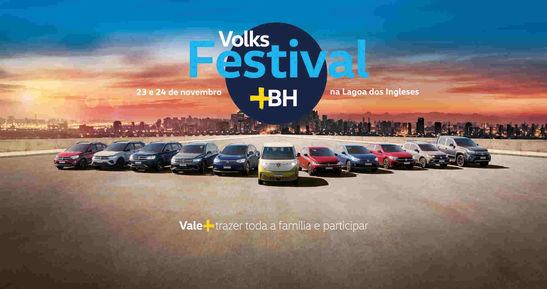 Logo de capa do Volks Festival BH