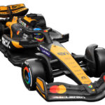 Foto da dianteira do Hot Wheel da escuderia McLaren da Formula 1