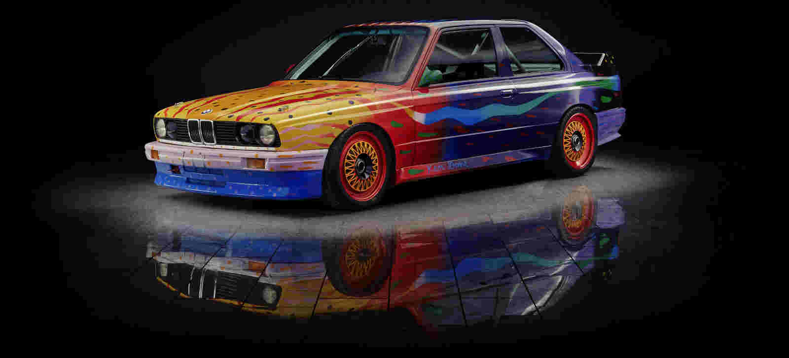 Foto de capa da arte de Ken Done feita no BMW M3