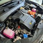 Foto do motor do Hyundai Kona híbrido