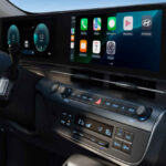 Foto do quadro de instrumentos do Hyundai Kona híbrido