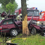 Foto de um acidente de trânsito