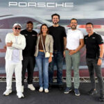 Convidados da Bamaq Porsche Center BH, incluindo o piloto Fabio Carbone