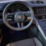 Foto do painel do Porsche Panamera 4S híbrido