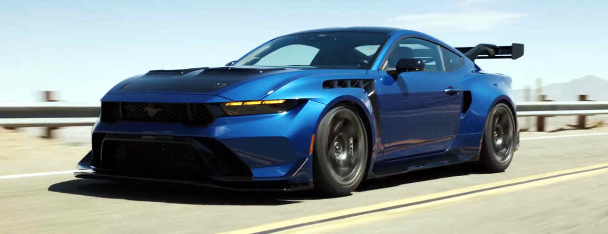 Frame que mostra o Ford Mustang GTD